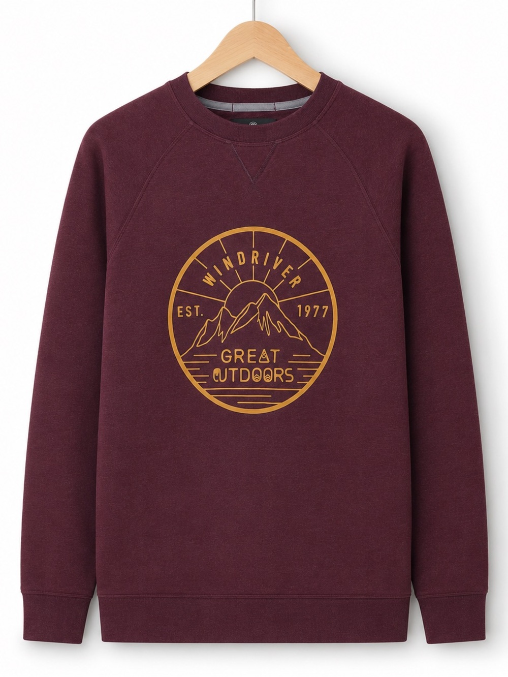 WIND RIVER Great Outdoors Graphic Crewneck Sweatshirt M